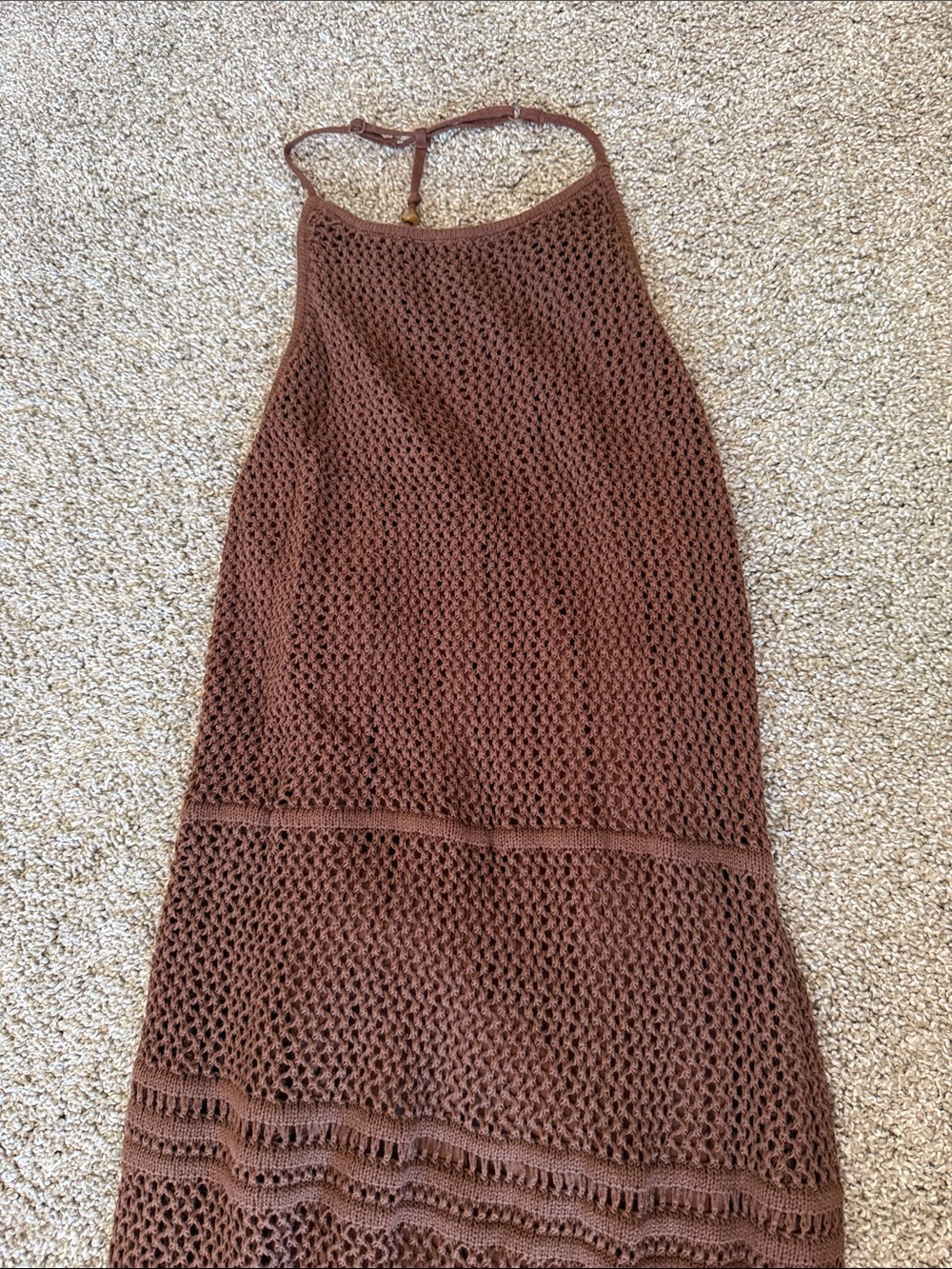 Abercrombie & Fitch beaded crochet maxi dress - Picture 4 of 5